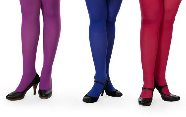Vrouwelijke benen in panty 's — Stockfoto