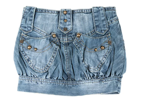 Міні-спідниця джинсова — стокове фото