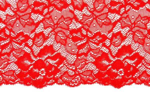 Kırmızı dekoratif dantel — Stok fotoğraf