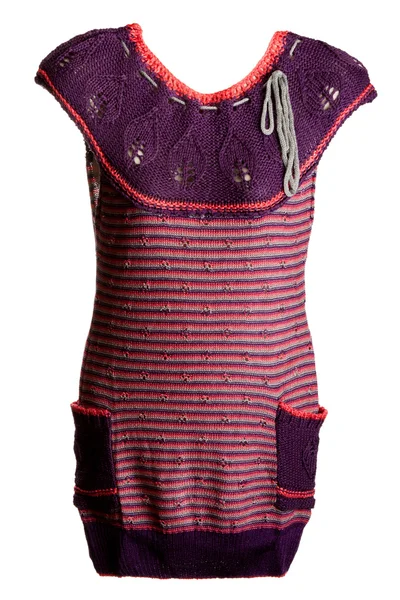 Knitted woman's dress — Stock Photo, Image