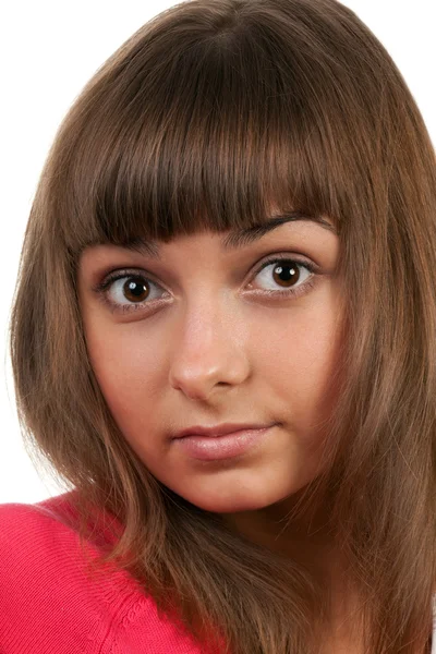 Portrait of the brunette — Stock Photo, Image