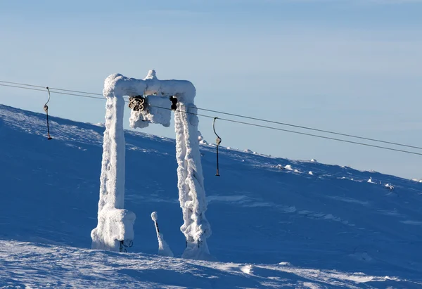 Ondersteuning van de skilift — Stockfoto