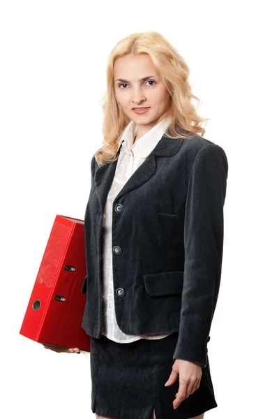 Business blonde kvinde - Stock-foto