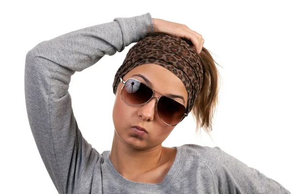 Retrato de una chica con gafas —  Fotos de Stock
