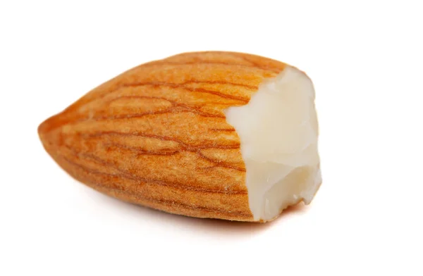 Half of fresh almonds — Stock Photo, Image