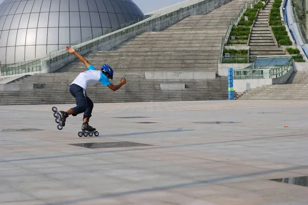 stock image Roller skating