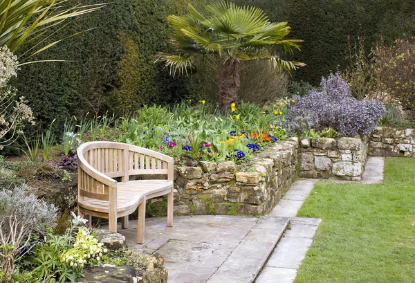 stock image Bench in Garden