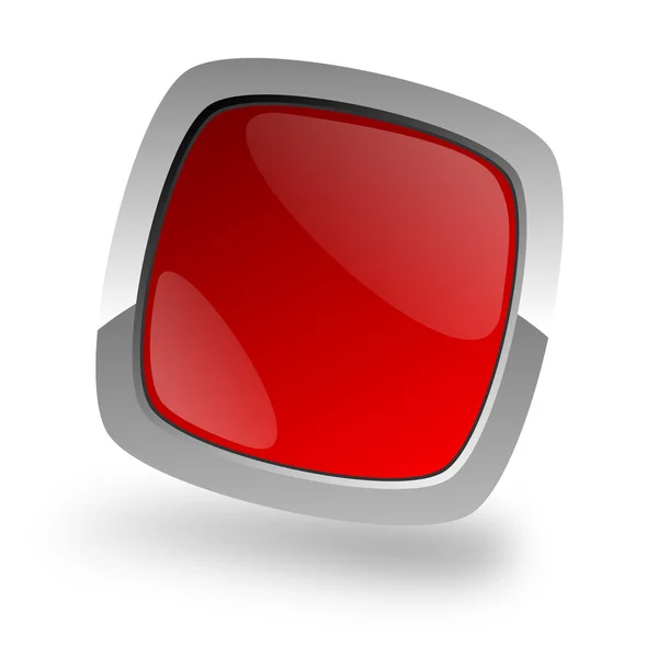 Botão aqua vermelho — Fotografia de Stock