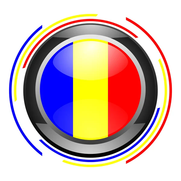 Roemeense glanzende pictogram — Stockfoto