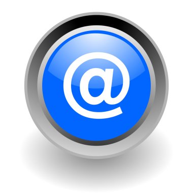 E-mail steel glosssy icon clipart