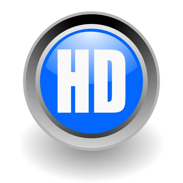HD glosssy ikona — Zdjęcie stockowe
