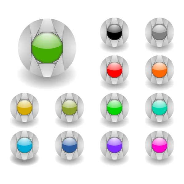 Conjunto de botones — Foto de Stock
