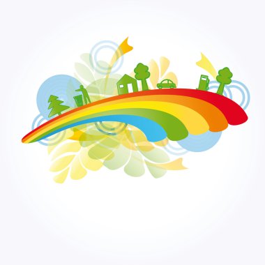 Ecological background clipart