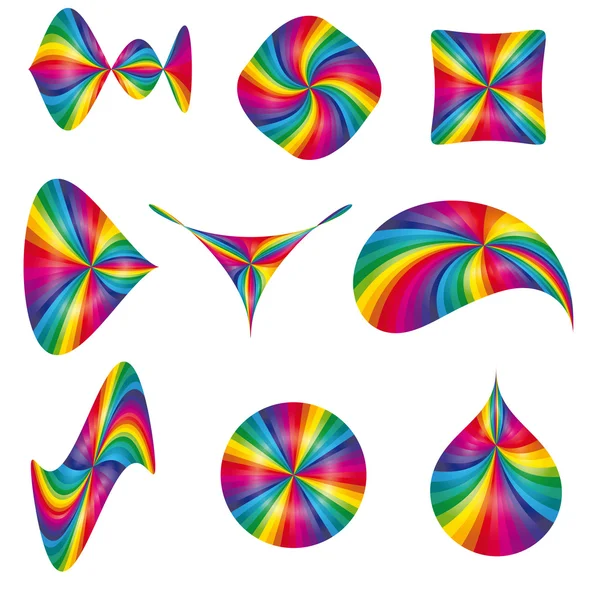 Rainbow element — Stock Vector
