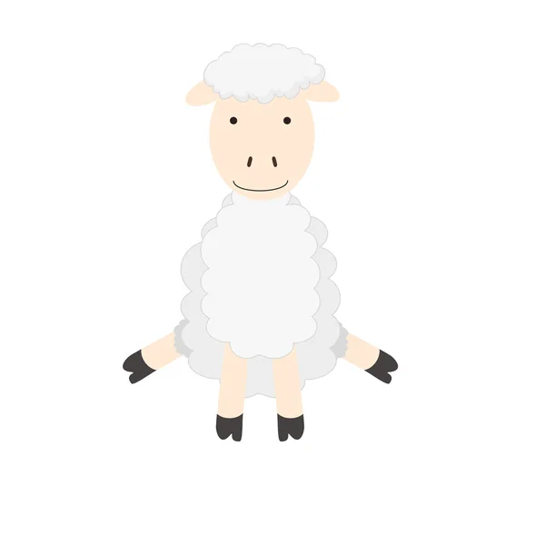 白い羊 — ストックベクタ