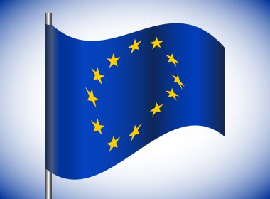 Avrupa bayrak, vektör