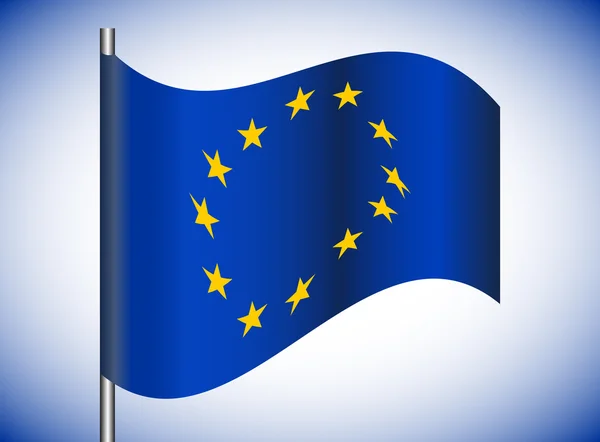 European flag, vector — Stock Vector