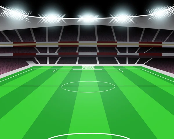 Stade de football — Image vectorielle