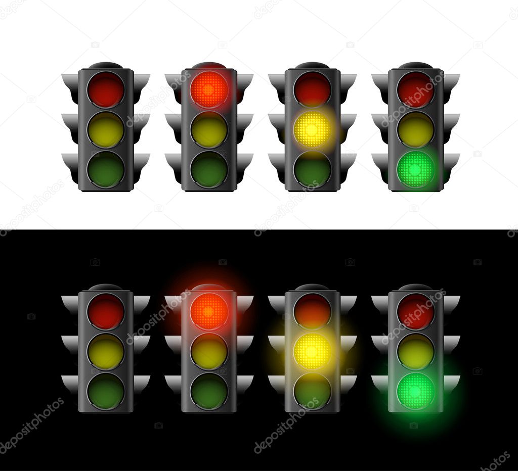Traffic light. Variants.