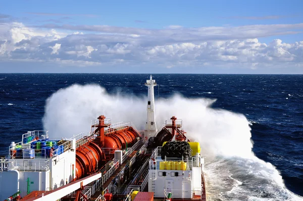 Chemical tanker at sea — Stock Fotó