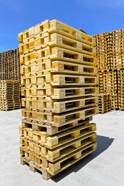 Pallets stack — Stock Photo, Image