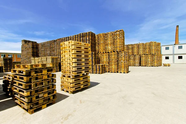 Pallets warehouse — Stock Photo, Image