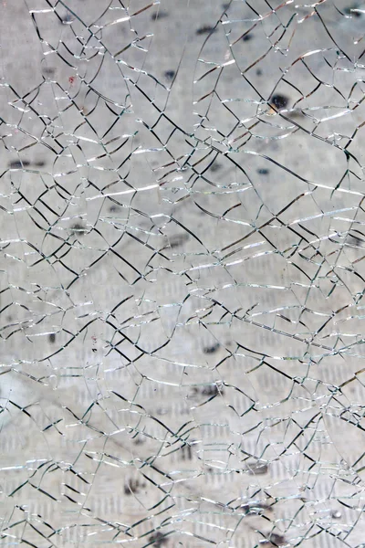 クラックされたガラス — ストック写真