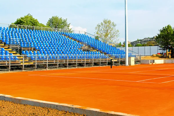 新网球场 — 图库照片
