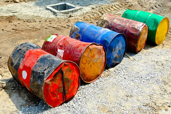 Barris de petróleo — Fotografia de Stock