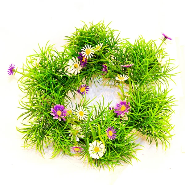 Grass wreath — Stock Photo, Image