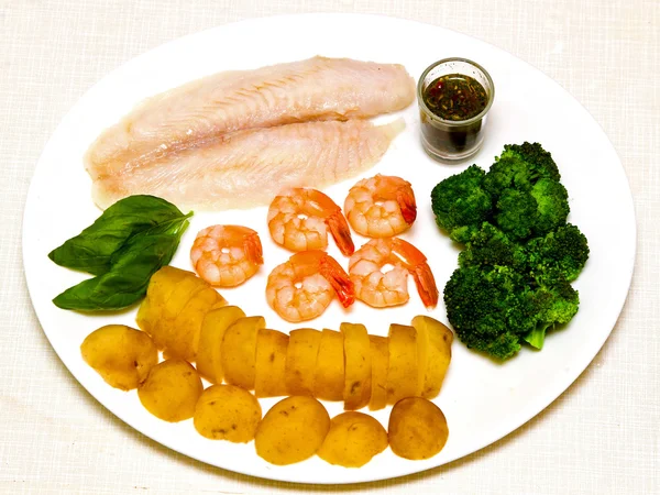 Seafood dish — Stock Photo, Image