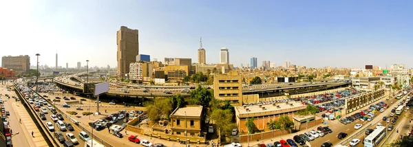Il Cairo ingorgo stradale — Foto Stock