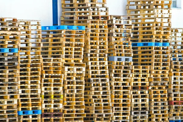 Pallets stack — Stock Photo, Image