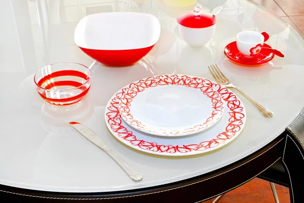愛の食卓用食器類 — ストック写真