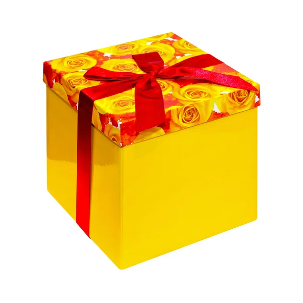 Yellow box — Stock Photo, Image