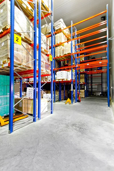 Warehouse racks Stock Picture