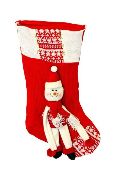 Vánoční ponožka Stock Obrázky