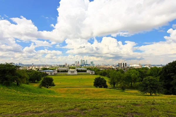 Greenwich park panorama — Stock Photo, Image