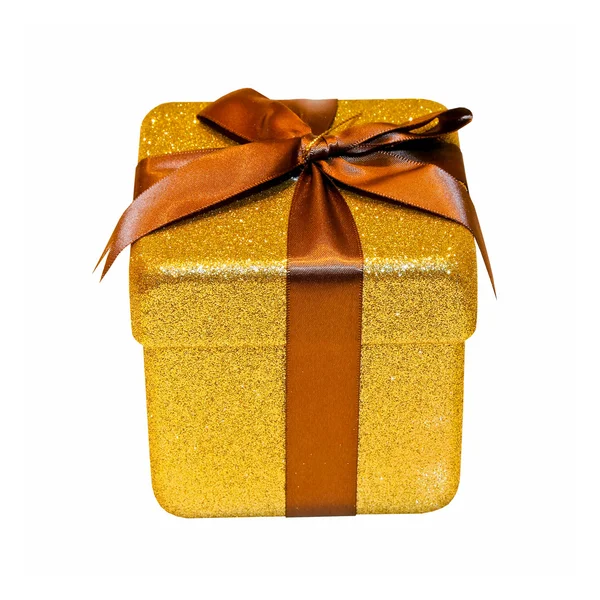 Goldenes Geschenk — Stockfoto
