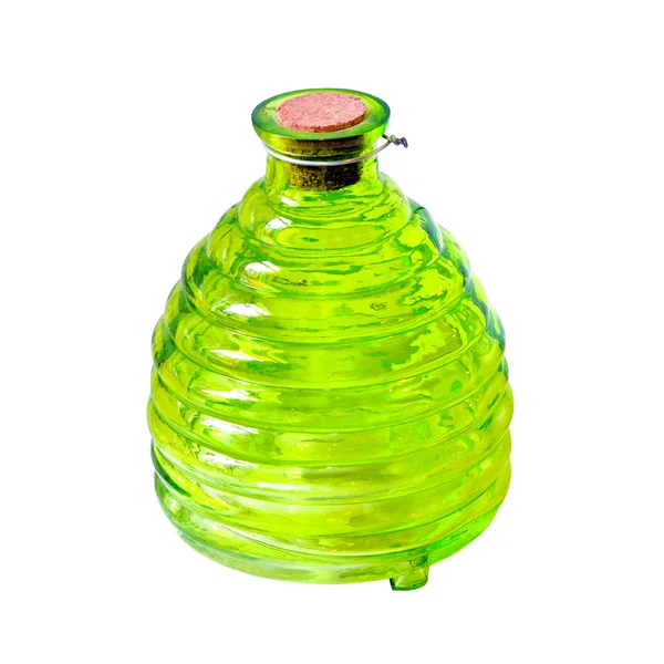 Zielone butelki — Zdjęcie stockowe
