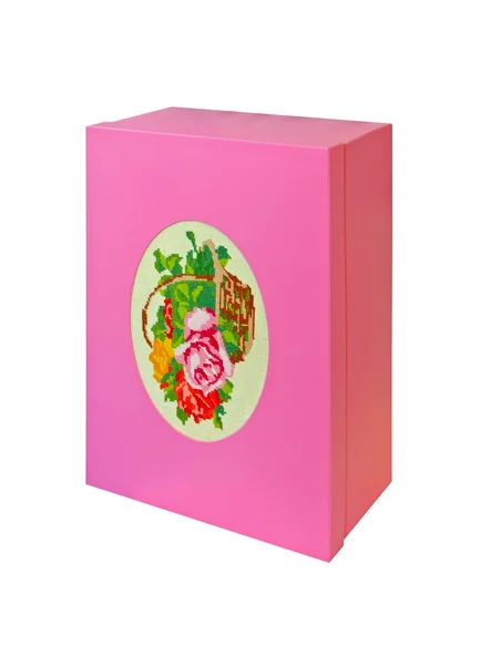 Pudełko różowy — Zdjęcie stockowe