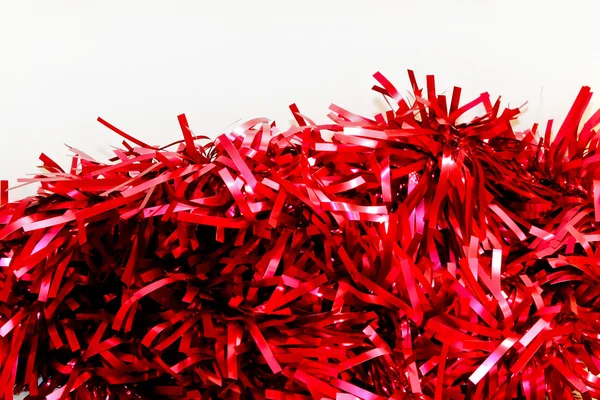 Kırmızı yılbaşı dekor — Stok fotoğraf