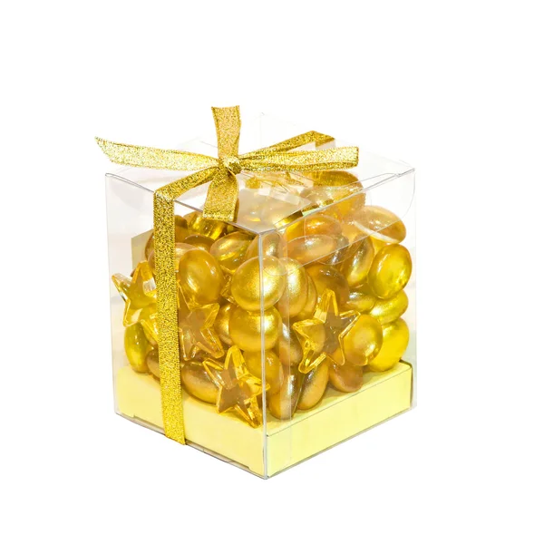 Caixa de ouro — Fotografia de Stock