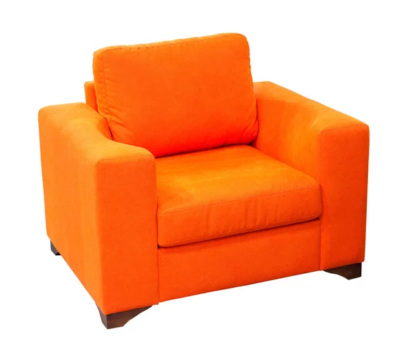 橙色扶手椅 — 图库照片