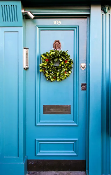 Kék ajtó — Stock Fotó