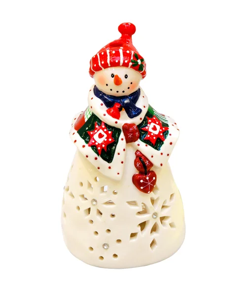 Snowman figurine — Stock Photo, Image