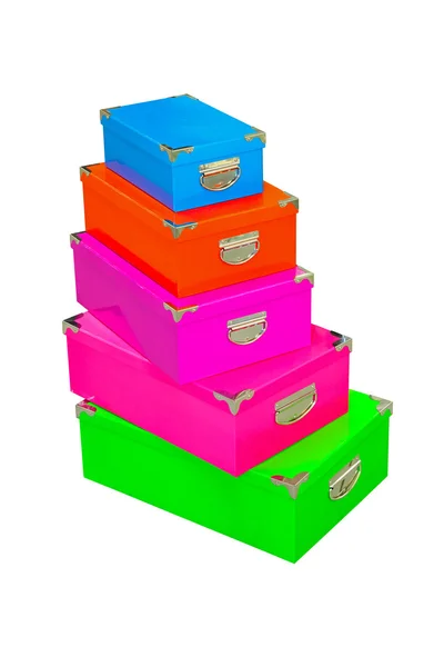 Color boxes — Stock Photo, Image