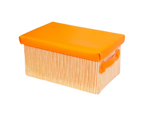 Orangefarbene Schachtel — Stockfoto