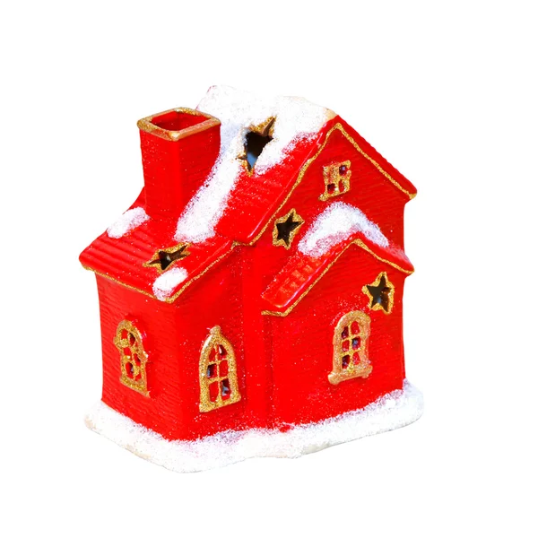 Rode huis — Stockfoto