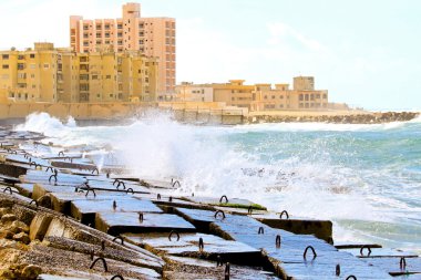 Alexandria breakwater clipart